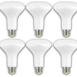 EcoSmart BR30 65W Equivalent Dimmable LED Light Bulbs Soft White (6 Pack)