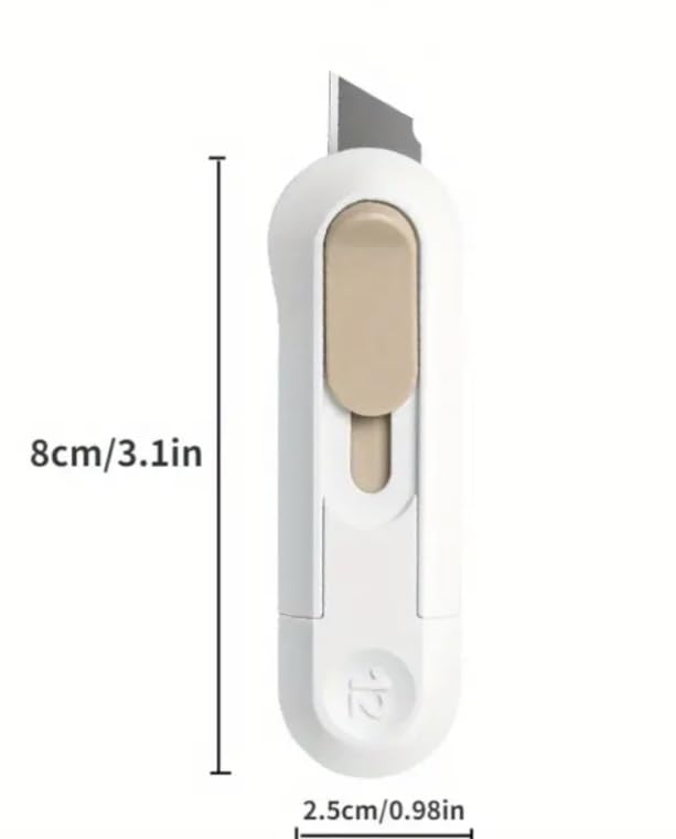 Generic 4 peice Box cutter, retractable box cutter. Arts and crafts cutter, precision cutter, Pocket cutter, razor blade retractable