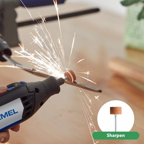 Dremel 4000-2/32 Variable Speed Rotary Tool Kit-Engraver, Polisher, and Sander- Perfect for Cutting, Detail Sanding, Engraving, Wood Carving, and Polising- 2 Attachments & 32 Accessories