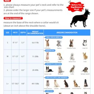 Soft Dog Cone Recovery Collars & Cones After Surgery for Medium Large Dogs, Comfy Ecollars to Stop Licking, Adjustable, Dog Ecollars for Recovery Plastic: Superior Support Fabric: Soft Comfort