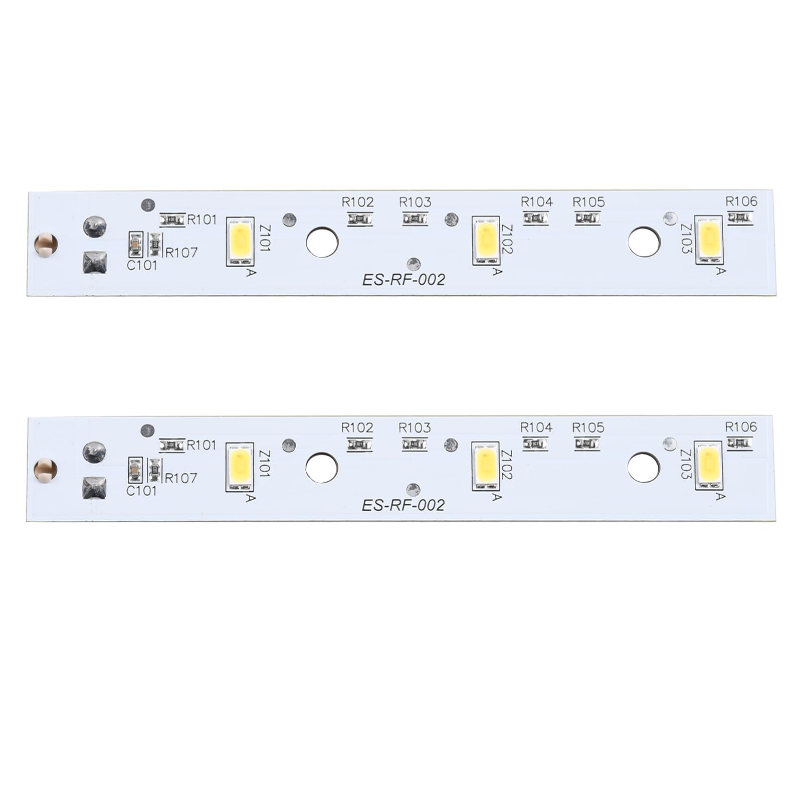 Yubunt WR55X26671 Refrigerator LED Light Board is Compatible with GE Freezer, with Replacement Part Numbers PS11767930, EAP11767930, LED3344588, AP6035586, 4468532. New Upgrade (2Pcs)