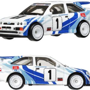 Hot Wheels Premium 2-Pack '93 Ford Escort RS Cosworth / '87 Ford Sierra Cosworth Mini Car HRR73 (3 Years Old and Up)