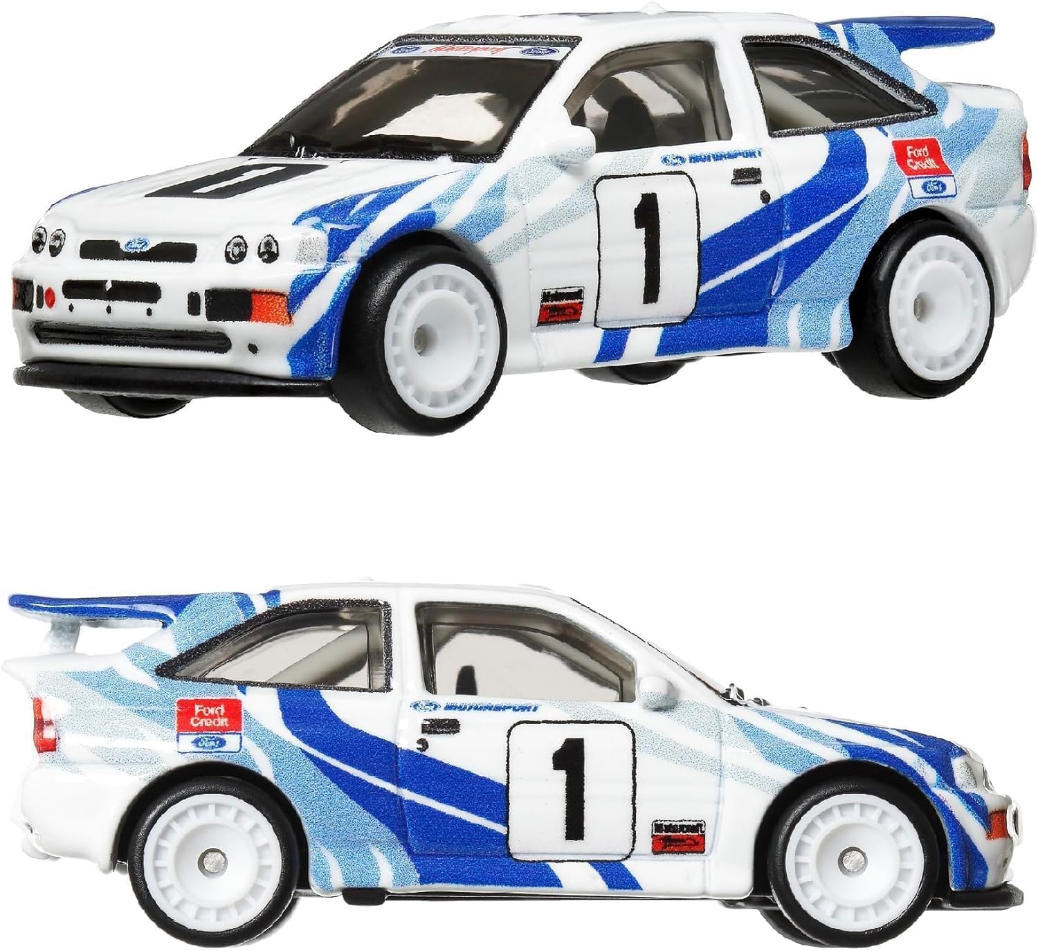 Hot Wheels Premium 2-Pack '93 Ford Escort RS Cosworth / '87 Ford Sierra Cosworth Mini Car HRR73 (3 Years Old and Up)