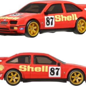 Hot Wheels Premium 2-Pack '93 Ford Escort RS Cosworth / '87 Ford Sierra Cosworth Mini Car HRR73 (3 Years Old and Up)