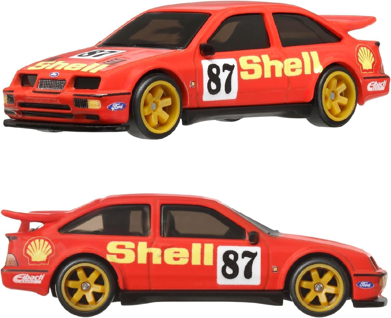 Hot Wheels Premium 2-Pack '93 Ford Escort RS Cosworth / '87 Ford Sierra Cosworth Mini Car HRR73 (3 Years Old and Up)