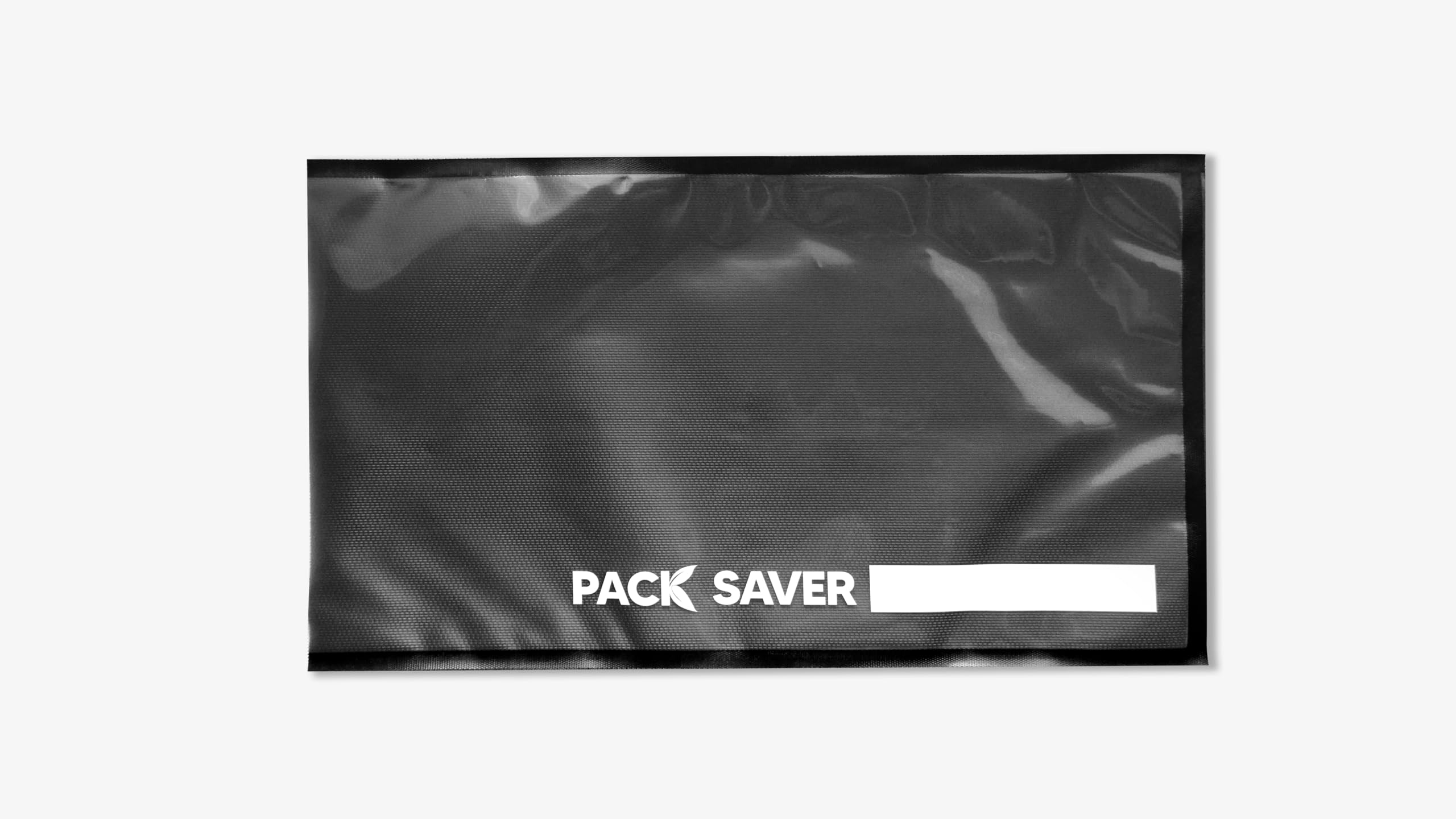 Pack Saver Vacuum Seal Bags 50 Commercial Grade PreCut Bags for Ultimate Food Preservation, Airtight Food Vac Bags for Storage, Meal Prep or Sous Vide, BPA Free, Black and Clear (11" x 19")