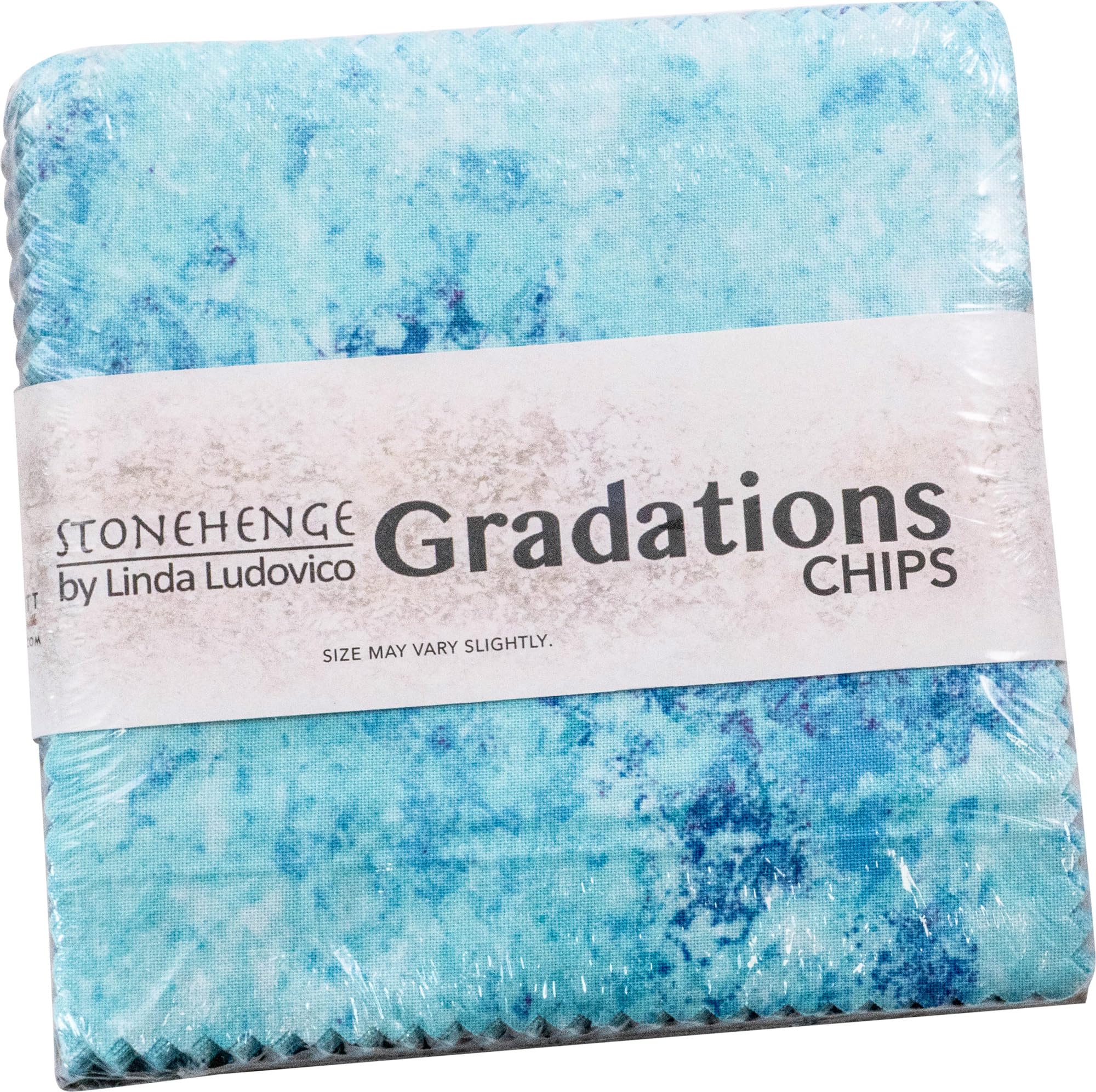 Linda Ludovico Stonehenge Gradations II Midnight Chips 42 5-inch Squares Charm Pack Northcott, Assorted, CGRAD42-49