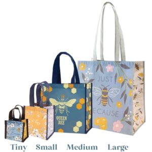 Karma Reusable Large Gift Bags - Tote Bag and Gift Bag with Handles - Perfect for Birthday Gifts and Party Bags RPET 1 Cat Large