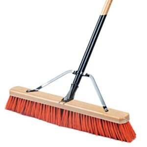 a.m. leonard dual-bristle push brooms (30-inch block)