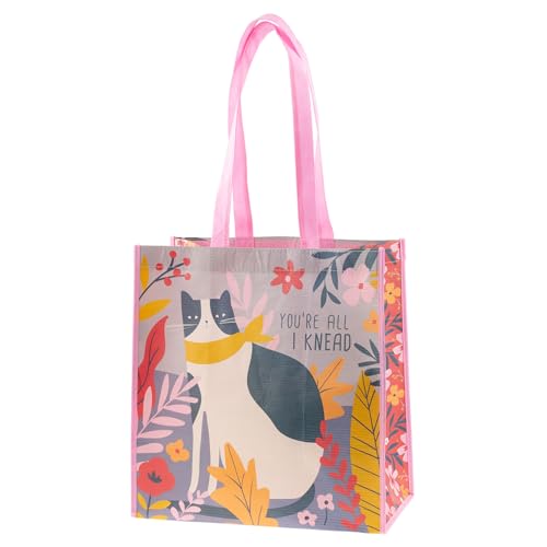 Karma Reusable Large Gift Bags - Tote Bag and Gift Bag with Handles - Perfect for Birthday Gifts and Party Bags RPET 1 Cat Large