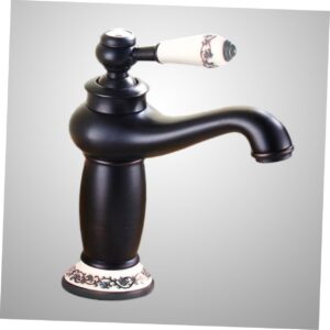 jojofuny Spigot Taps Bath Mixer Tap Bathroom Sink Gold Tap Utility Sink Faucet Faucets Euro Water Tap Kitchen Faucet Basin Single