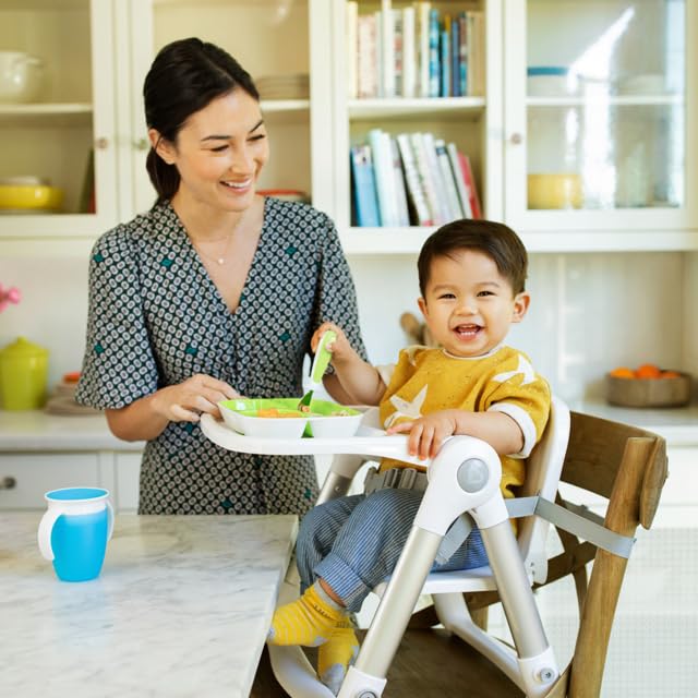 Munchkin® Raise™ Toddler Fork Set, 3 Pack, Stainless Steel, Plastic, Adorable Pink Toddler Utensils Forks: Munchkin’s 3-Piece Set for Happy Mealtimes! (Green)