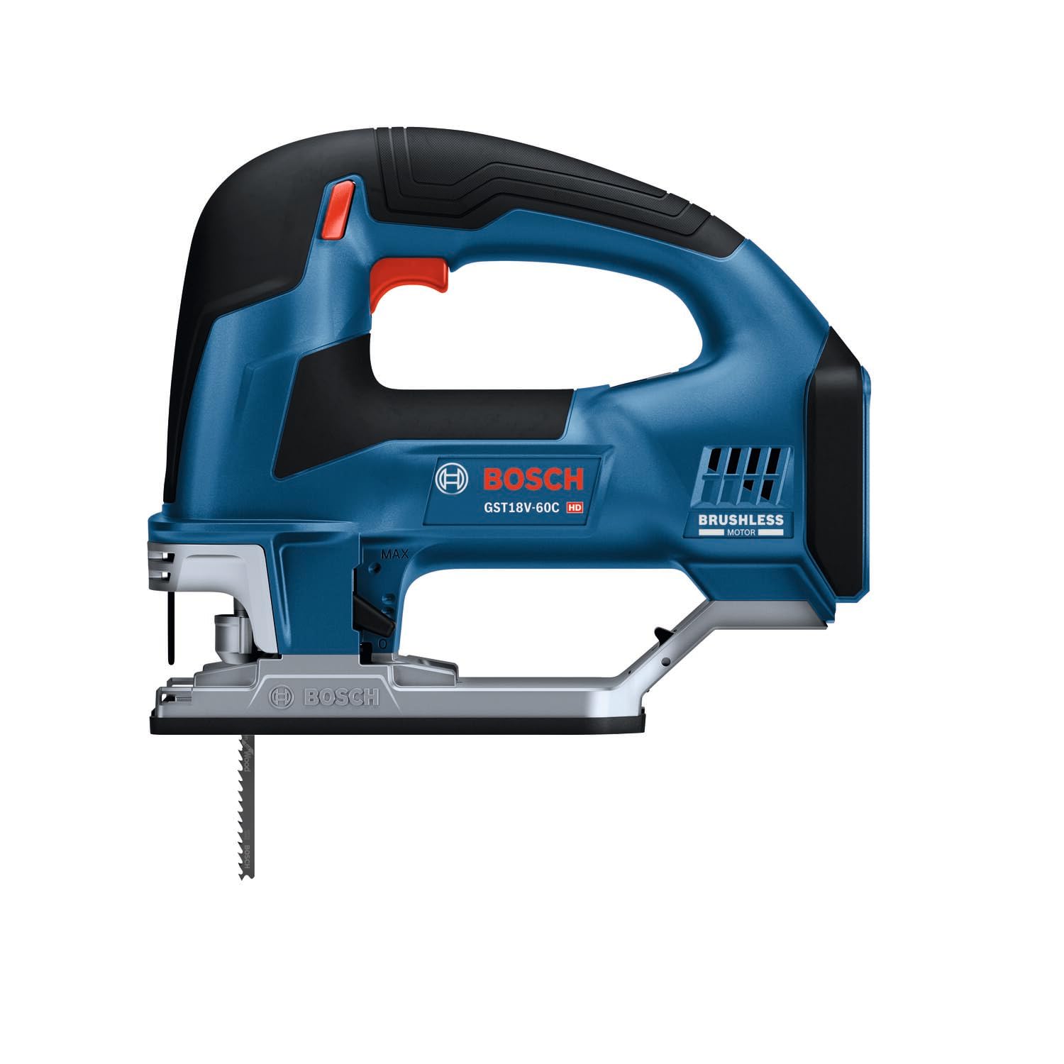 Bosch GST18V-60CN-RT 18V Brushless Lithium-Ion Cordless Connected Top-Handle Jig Saw (Tool Only) (Renewed)