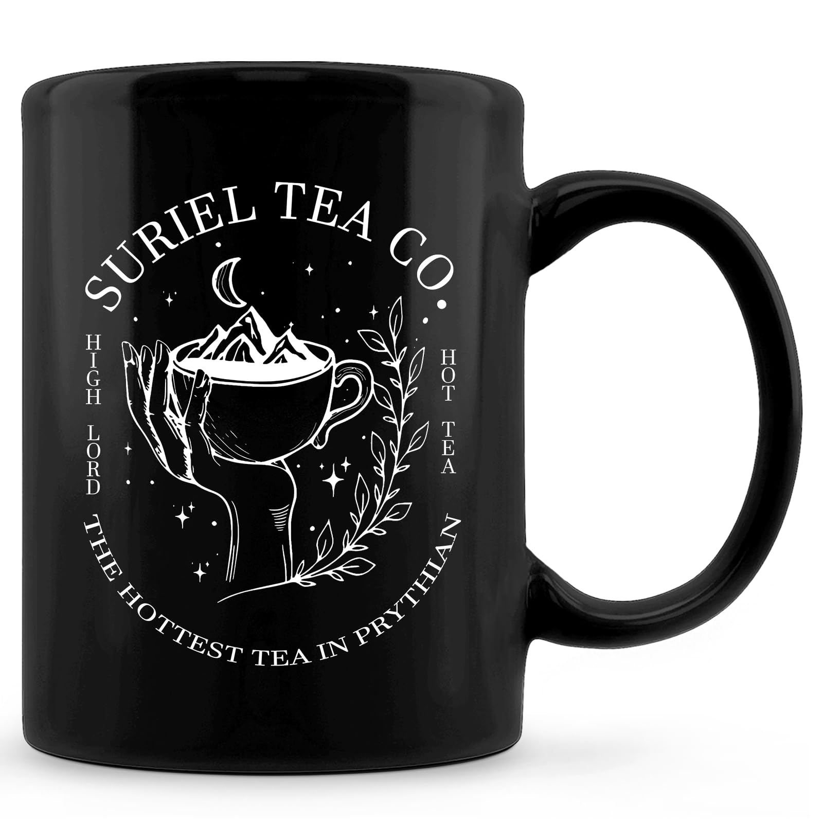 Zomhix Suriel Tea Co Coffee Mug - Suriel Tea Co Mug, A Court of Thorns and Roses Merchandise Cup, Book Lovers Gifts for Women Men, Bookish Gifts, 11oz Ceramic Coffee Mug