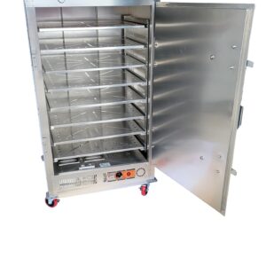 HeatMax 322758 Large Electric Commercial Food Warmer Holding Cabinet for 16 Full Size Pans, for Churches, Schools, Institutions - Made in USA with Service and Support - 120V Plug, Potluck