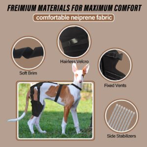 Dog Knee Brace with Side Stabilizers - Support for Dog ACL CCL Cruciate Ligament Injury Joint Pain and Muscle Sore（Size XXL