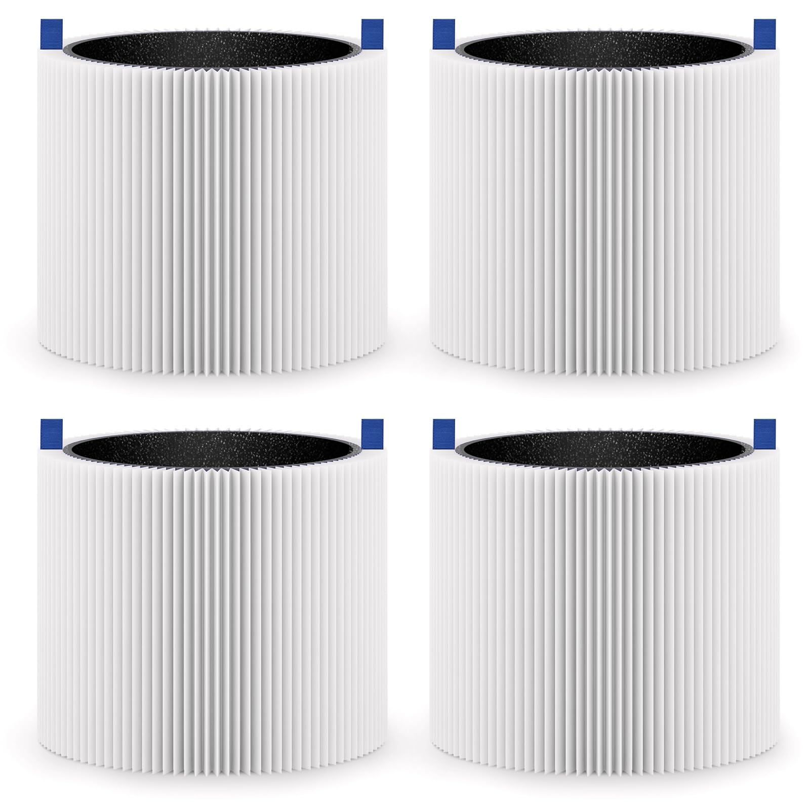 4-Pack Mini Max Replacement Filter Compatible with Blueair Blue Pure Mini Max Air Purifier, FMINI Replacement Filter for Mini Max Blue Pure Air Purifier, Premium H13 HEPA Particle + Carbon Filter