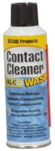 caig labs/deoxit dcc-v511 contact cleaner wash 5.5oz aerosol can non-corrosive fast-drying