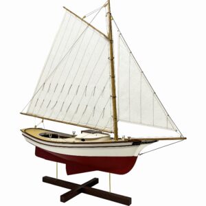 Midwest 951 - Muscongus Bay Lobster Smack 1:24 Model Kit to Build - Model Ship Kit with All Tools, Glue and Paint You Need to Assemble - Easy to Build