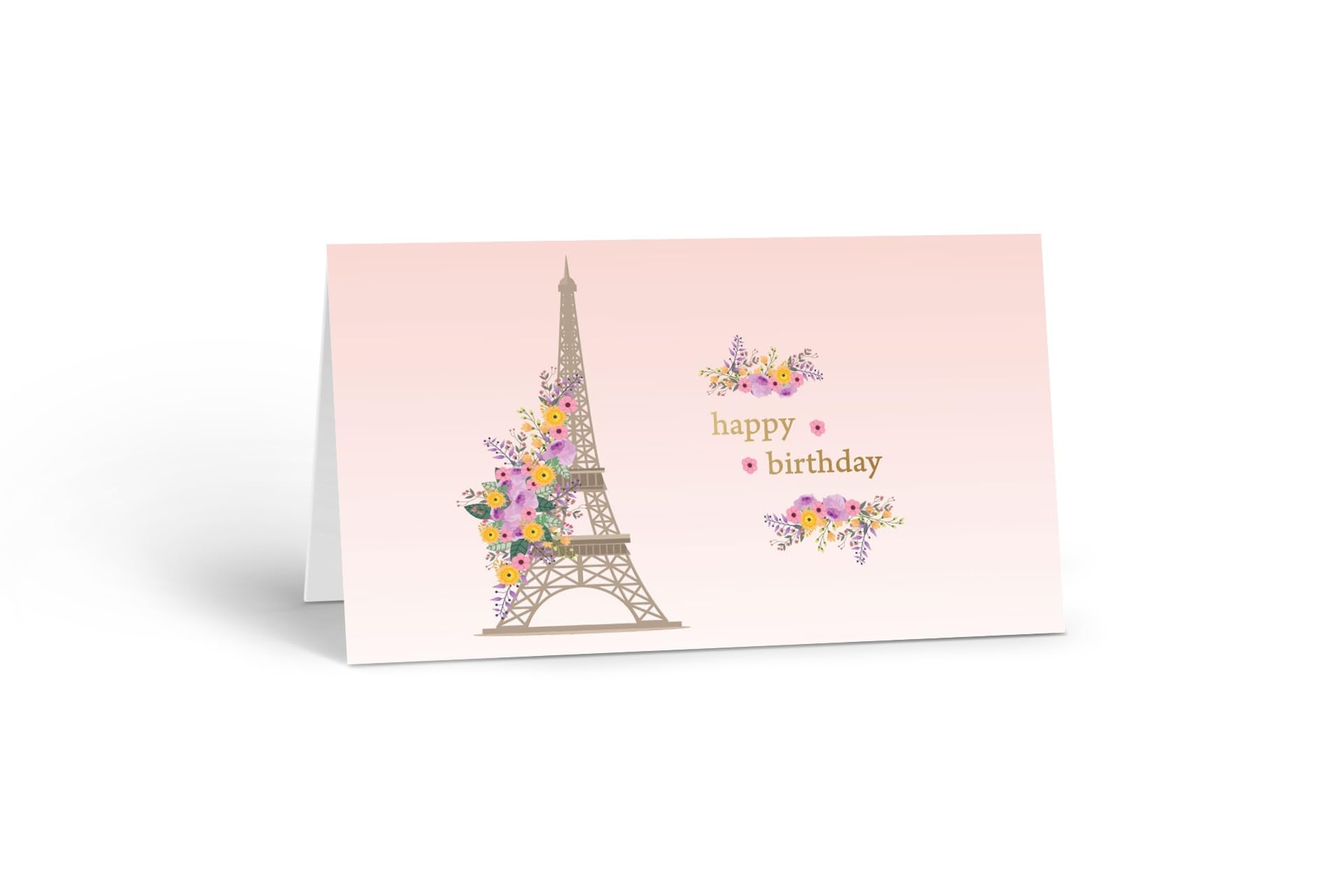 Stonehhouse Collection | Eiffle Tower Themed Birthday Table Tents | Paris Party Place Card Holders | Paris Celebration | 25 Count (Eiffle Tower)