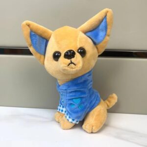 hokess chihuahua plush stuffed animal dog, stuffed chihuahua puppy plush toy, soft doll pillow birthday gift present for kids home decor