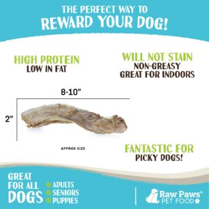 Raw Paws Freeze-Dried Turkey Necks for Dogs, 4-oz (3 Count) - Made in USA - Single Ingredient Dog Chew - Raw Freeze Dried Dog Treats - Dog Freeze Dried Treats - Freeze Dried Treats for Dogs