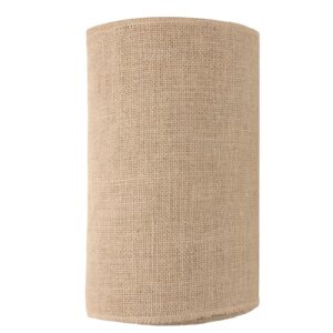 LEXININ 2 PCS 12 Inch x 32 Feet Natural Burlap Fabric Roll, 11 Yards Jute Burlap Fabric, Hessian Roll for Craft, Decoration