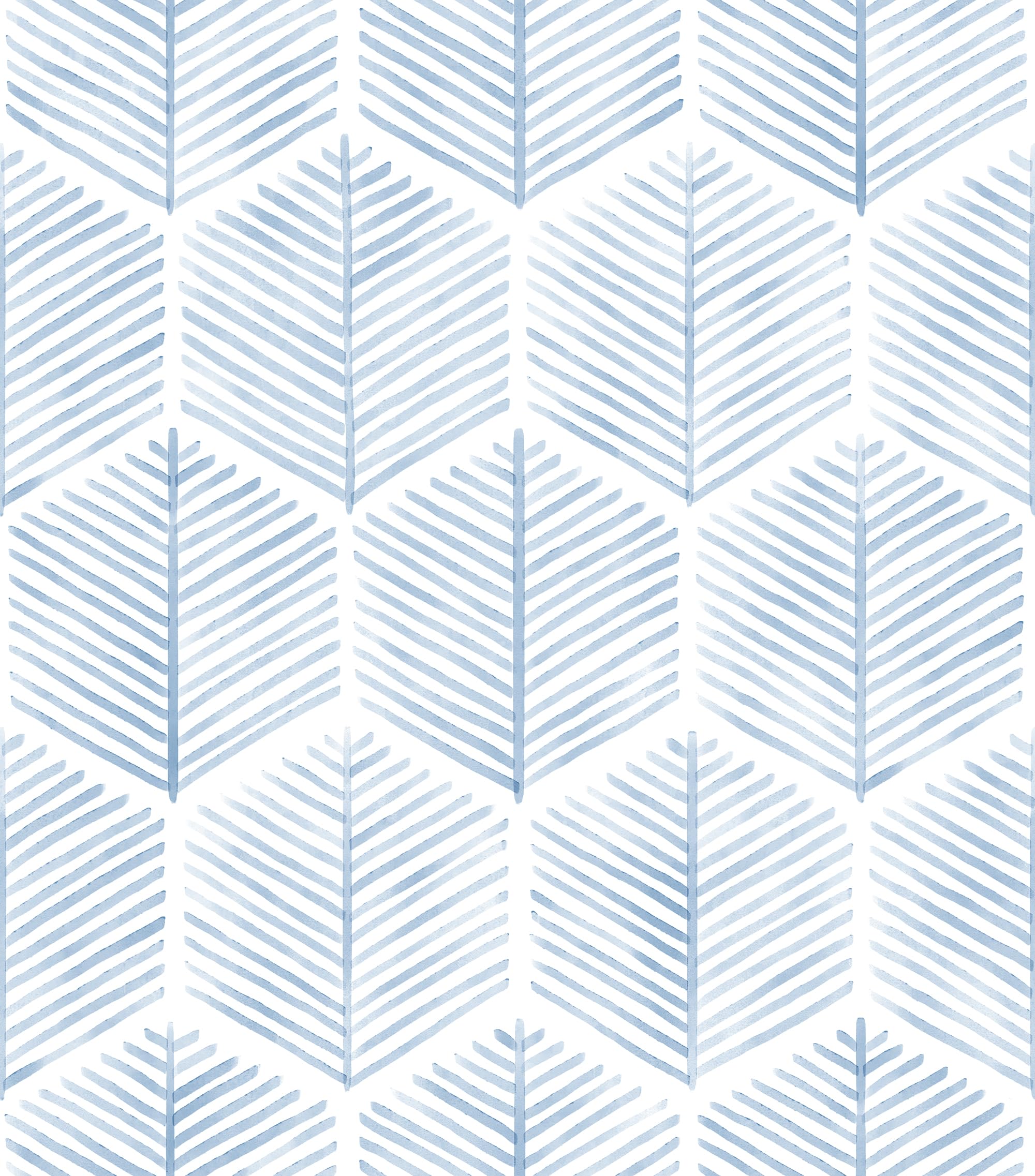 MelunMer Modern Peel and Stick Wallpaper Boho Contact Paper for Cabinets and Drawers Self Adhesive Wallpaper Removable Wallpaper for Bedroom Geometric Wallpaper for Bathroom Blue/White 17.3''×78.8''