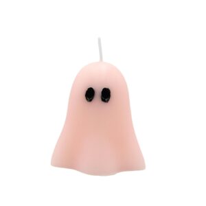 4 PCS Cute Ghost Candles, Scented Halloween Decoration Candles, Novelty Votive Ghost Candle, Votive Candles for Fall Decor Thanksgiving Home Halloween Party Bedroom Room Table Decorations