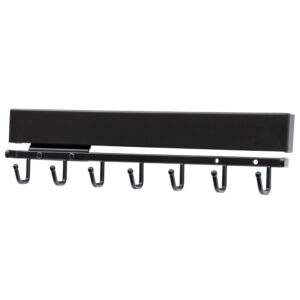 Pull Out Belt Rack for Closet - Premium Steel Sliding Belt Organizer for Closet Organization, Space- Saving Hanger for Belts, Easy Access Belt Holder for Closet