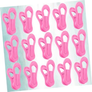 MAGICLULU 25 Pcs Clothes Clip Clothes Pins Towel Stand Pants Hanger Blanket Holder Towel Hook Clothes Rack Chair for Outside Clothes Hangers Belt Hanger Belt Rack Pink Baby Hook up