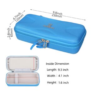 Tourmate Hard Stethoscope Case for 3M Littmann Classic III/Lightweight II S.E. /Cardiology IV Diagnostic/MDF Acoustica Deluxe Stethoscopes, Case Only (Blue)