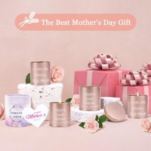 HOHOTIME Mothers Day Gifts from Daughter Son Kids, Moms Last Nerve Candle, Mother's Day Gift Ideas Lavender Scented Candles, Birthday Gift for Mom, Soy Wax with Cotton Wick, 9oz Tin Candle