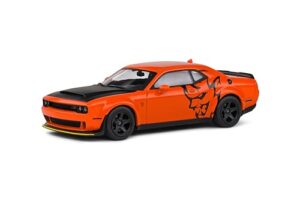 solido 1:43 dodge challenger srt demon orange 2018