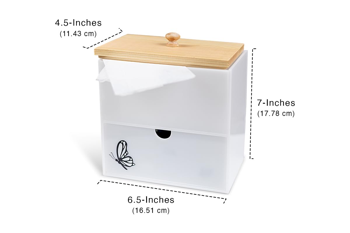 Dryer Sheet Dispenser package with Laundry Bag , Dryer Sheet Container with Basket for Dirty Clothes for Laundry Organization , white Acrylic Dryer Sheet Dispenser Box , Dryer Sheet Holder, DSD001