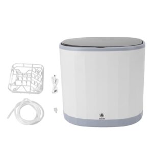 Portable Mini Dishwasher, USB Portable Countertop Dishwasher Automatic Tea Cup Cleaner Efficient Cleaning Portable Dishwasher with Cup Holder Desig for Hom Office