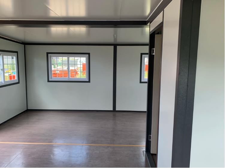 Mobile Prefabricated Tiny house, 19ft x 20ft private space of 2 bed rooms, living room, restroom and kitchen, Ideal for Air bnb hosting, Office or Workshop.