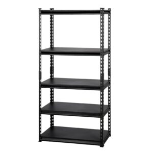 PACHIRA E-Commerce 30" W x 12" D x 59.8" H Metal Storage Shelves, 5 Tier Adjustable Shelving Unit and Storage Office Organization Shelf Pantry Utility Rack