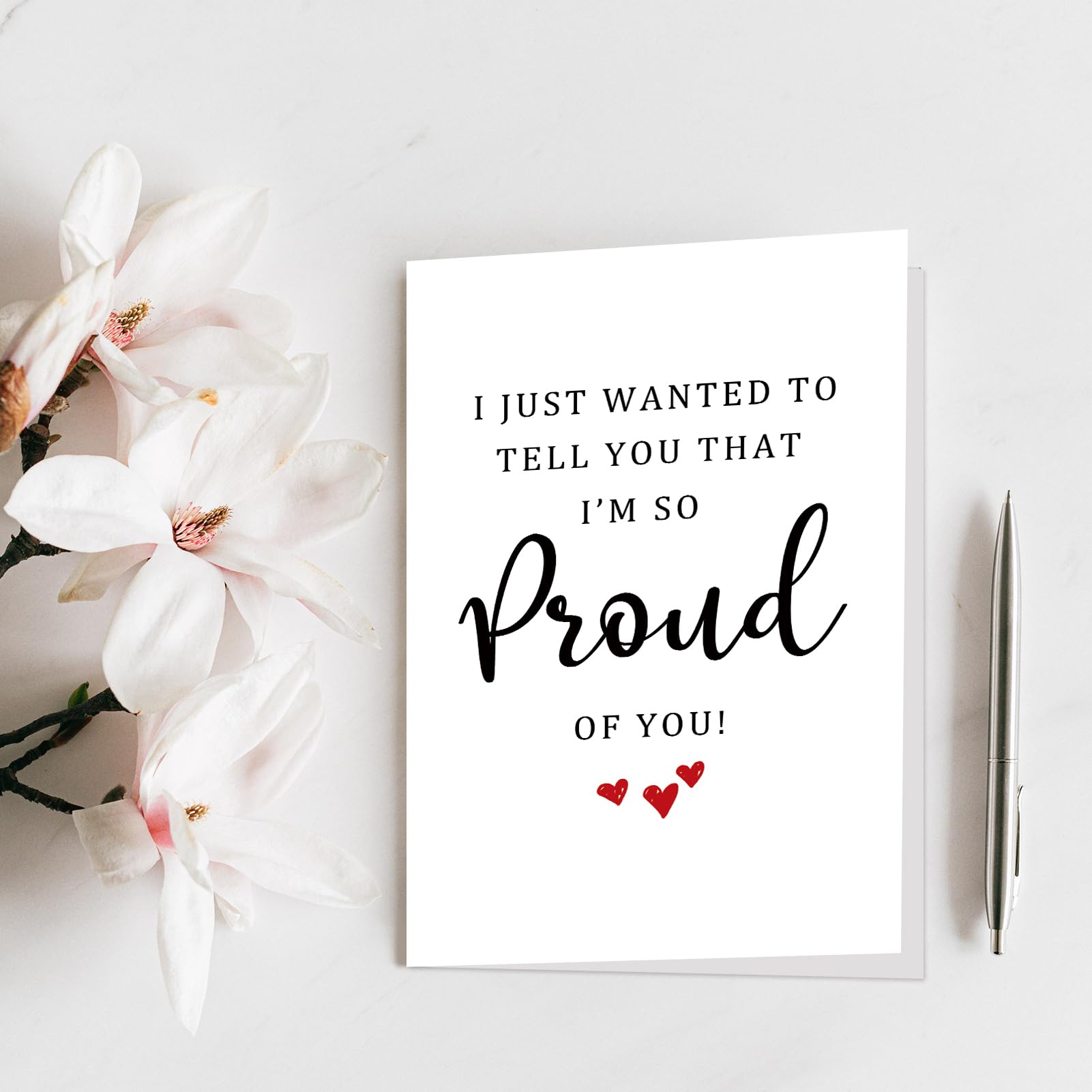 Qiliji So Proud Of You Card, Graduation Card, Congratulations Card, Well Done Card, New Job Card, Promotion Card, Passed Exam Card, Finished School Card