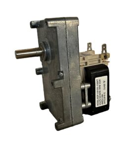 englander pu-047040 tabbed top & bottom auger feed motor for englander 25-pdvc, 55-shp10, 25-pdv, 25-shp, 55-trp pellet stoves 1 rpm counter clockwise gearbox ph-ccw1t