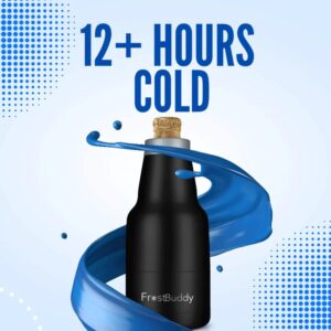 Frost Buddy - Modelo Beer Cooler Bottle - Beer Cooler - Double Wall Vacuum Insulated for Ice Cold Beer - Stainless Steel (Mexico)