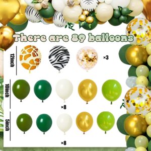 Cocomigo Two Wild Birthday Decorations Boy Two Safari Baby Shower Decorations Two Year Old Birthday Decorations 2 Year Old Birthday Decorations Boy Jungle Safari Animal 2nd Birthday Decorations