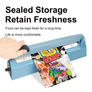 YOYALANP Impulse Sealer 8 inch, Manual Heat Sealer Machine for Plastic Bags, mylar bag Shrink Wrap Bag Sealers Duty Sealing Machine With Repair Kit