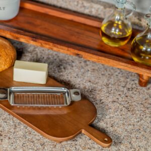 Fanatical Chef Stainless Steel Butter Slicer - Single Stick Butter Cutter for Butter Squares - Makes Individual Butter Pats for Baking Pastry Dough - Handheld Butter Measurement Tool