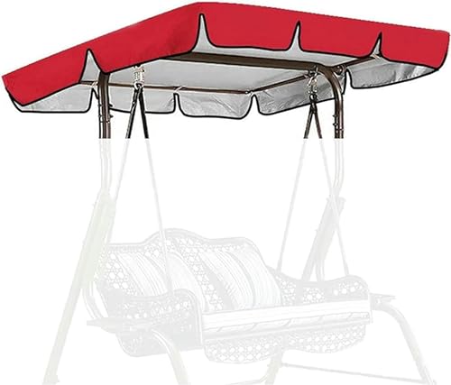 BTURYT Replacement Canopy for Swing Seat 2 ; 3 Seater Sizes, Garden Swing Canopy Replacement Waterproof, Outdoor Garden Chair Awning Cover