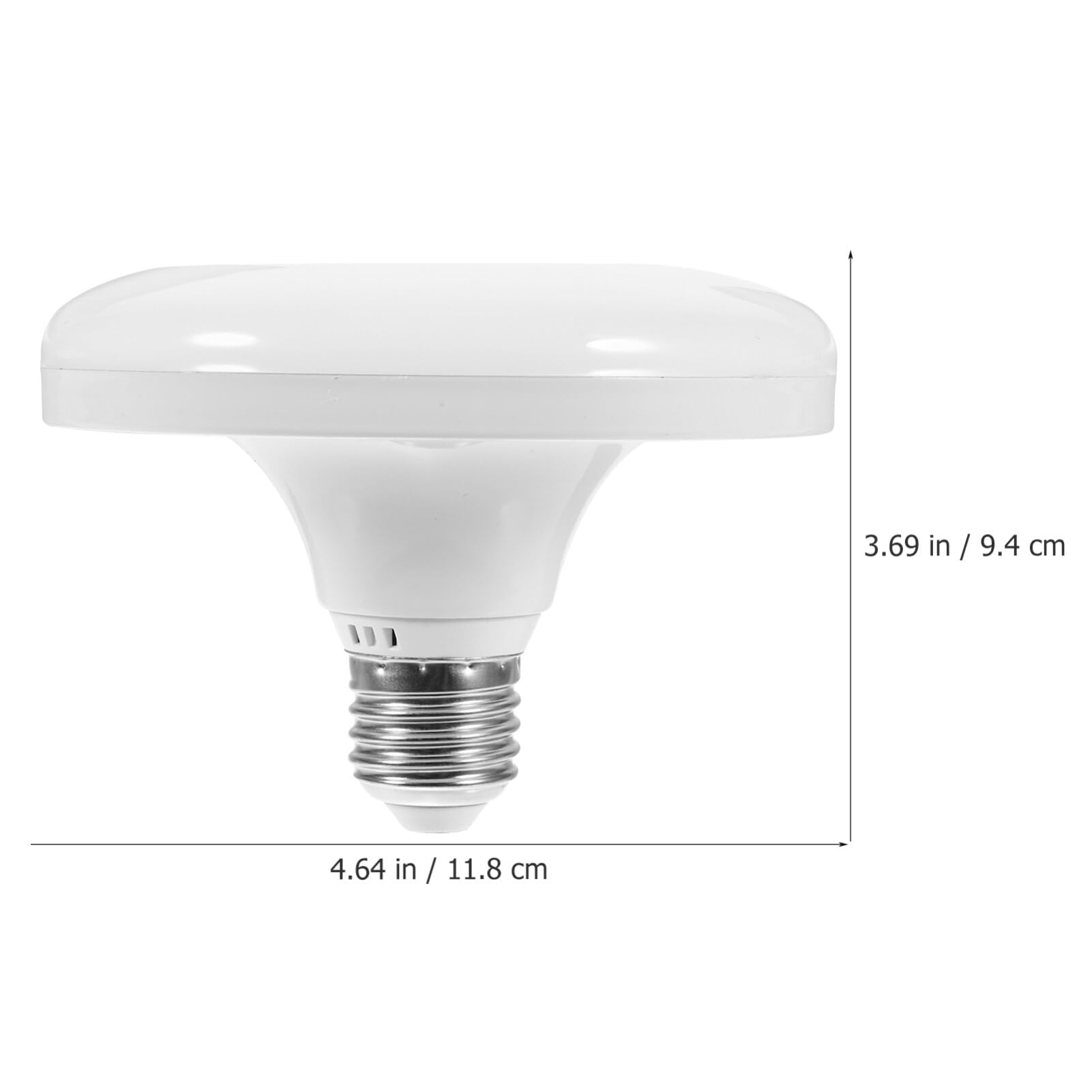 DOITOOL LED Light Bulb 24W E27, Flat Light Bulb UFO LED Lamp Incandescent Equivalent Energy Saving High Power Ceiling Light Bulb for Home Lighting, E27 Bulb Base UFO LED Light