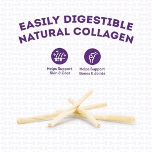 Treatly USA Collagen Twist Rolls 12-13" Dog Chew Treats - Natural Flavor, 4 Count/1 Pack