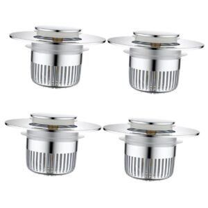 osaladi 4pcs kitchen sink stopper strainer filter washbasin plug bathroom sink drainer bathtub drain plug bathroom sink stoppers bathtub sink stopper sink plug brass toilet plug