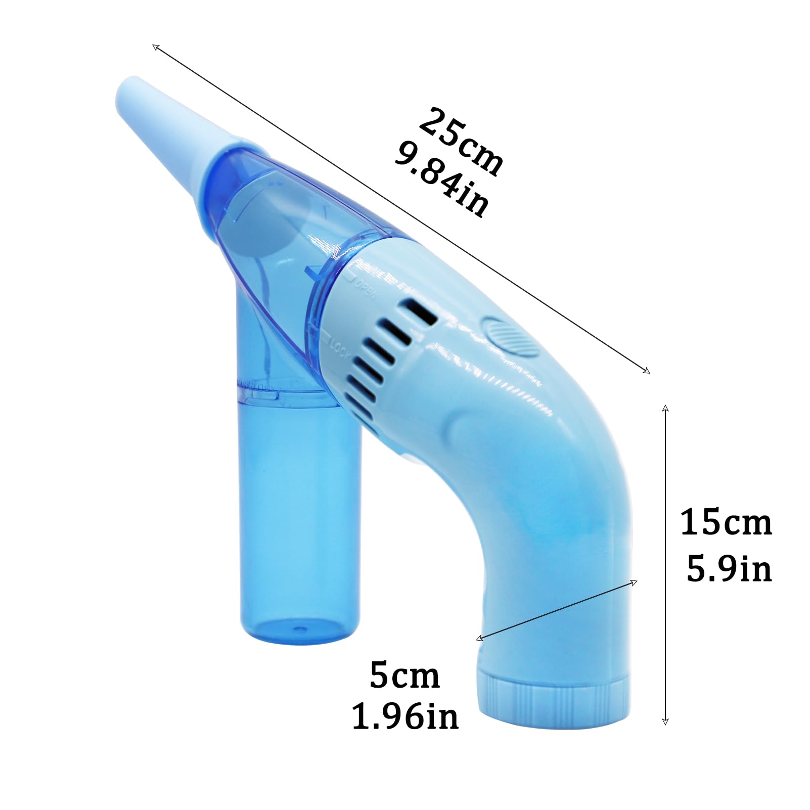 Electric Bead Sucker Bug Vacuum Machine Hand Held Vacuums Tiny Car Vacuum Handheld Bead Suction Machine for Jewelry Making (Blue)