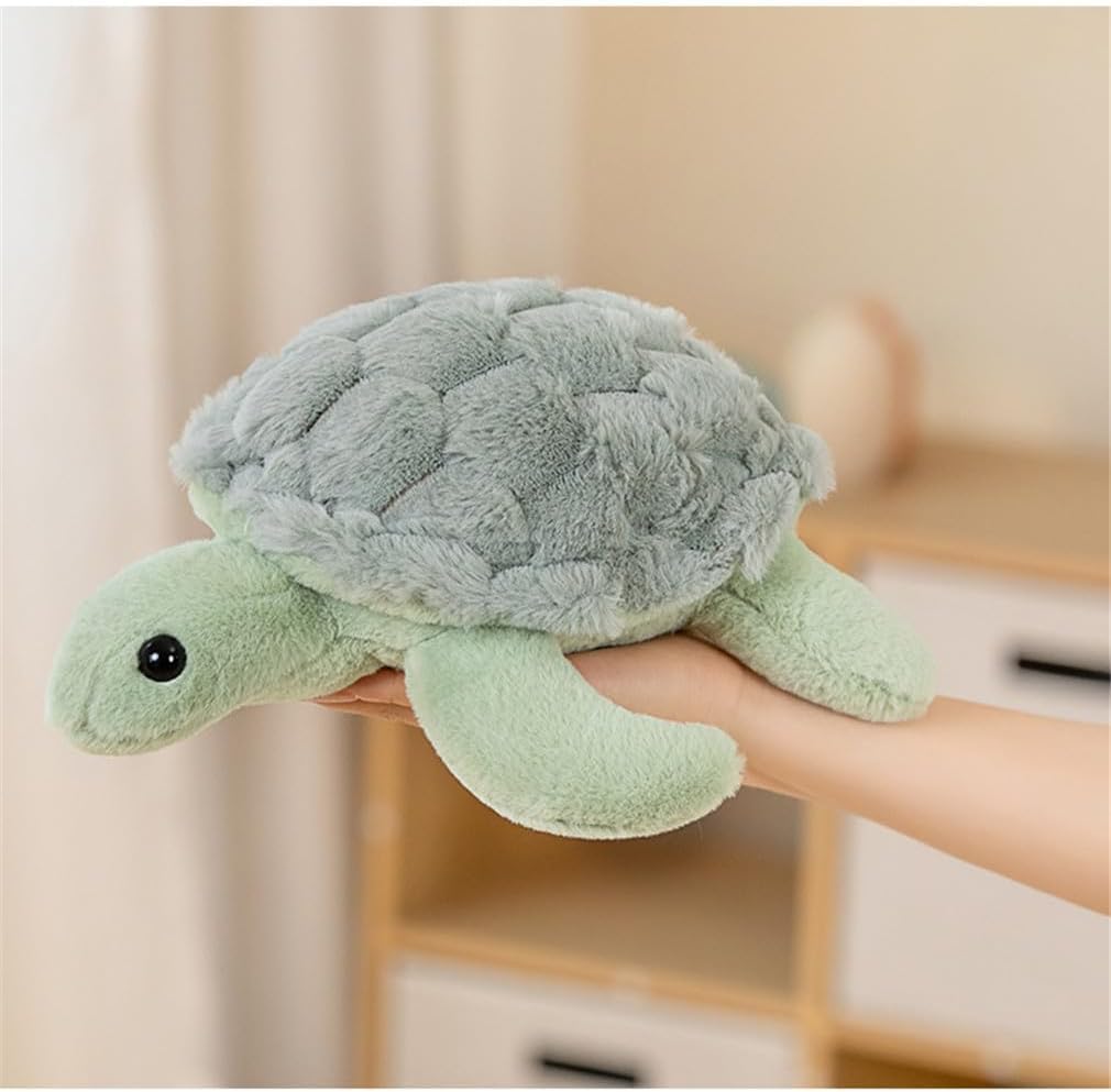 15” Weighted Turtle Stuffed Animals for Adults, 3lbs Weighted Turtle Plush Pillow Toy, Turtle Weighted Stuffed Animal for Gift Valentine Birthday